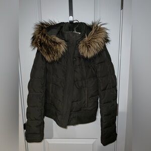 Hollister Faux Fur Lined Jacket
